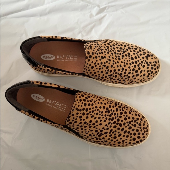 Dr Scholl's Women Size 8m Be Free  Nova Spotted Leopard Print Sneaker Shoe - Picture 8 of 8